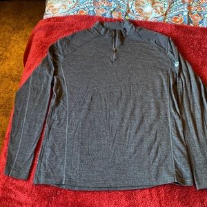 Kuhl half zip wool sweater.